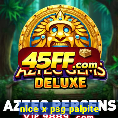nice x psg palpite